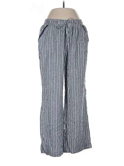 Pre-owned Briggs Linen Pants In Blue