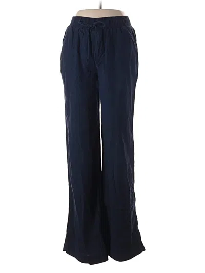 Pre-owned Briggs Linen Pants In Blue