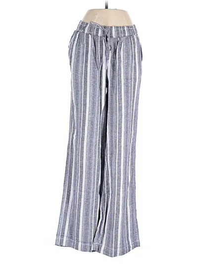 Pre-owned Briggs Linen Pants In Blue