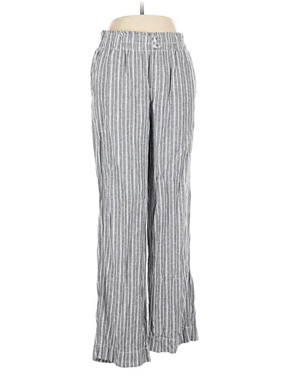 Pre-owned Briggs Linen Pants In Gray