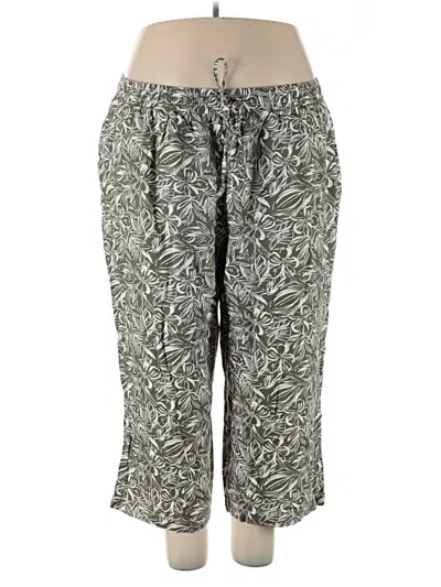 Pre-owned Briggs Linen Pants In Gray