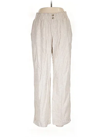 Pre-owned Briggs Linen Pants In Gray