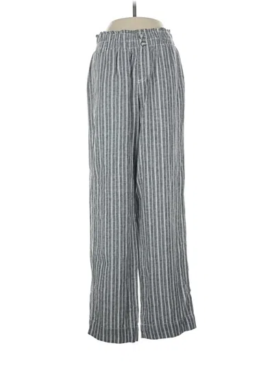 Pre-owned Briggs Linen Pants In Gray