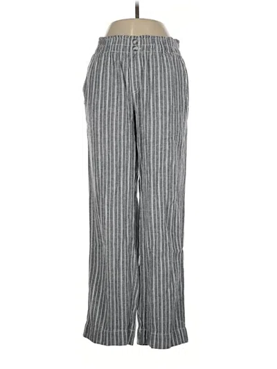 Pre-owned Briggs Linen Pants In Gray
