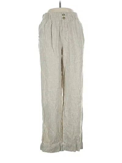 Pre-owned Briggs Linen Pants In Gray