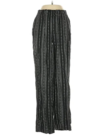 Pre-owned Briggs Linen Pants In Silver