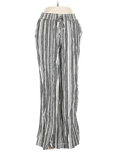 Pre-owned Briggs Linen Pants In Silver