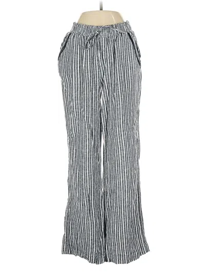 Pre-owned Briggs Linen Pants In Silver