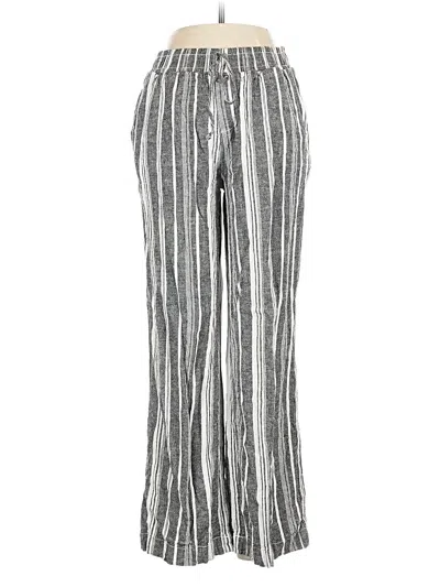 Pre-owned Briggs Linen Pants In Silver