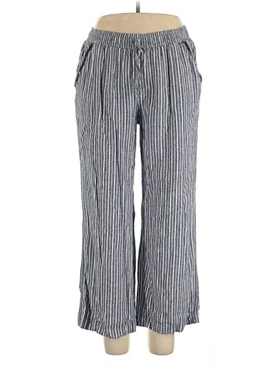 Pre-owned Briggs Linen Pants In Silver