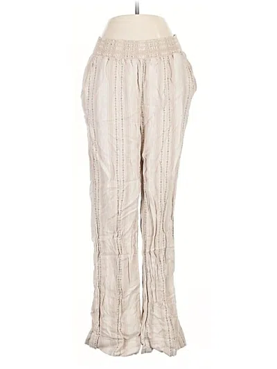 Pre-owned Briggs Linen Pants In White