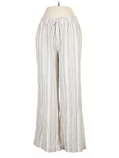 Pre-owned Briggs Linen Pants In White