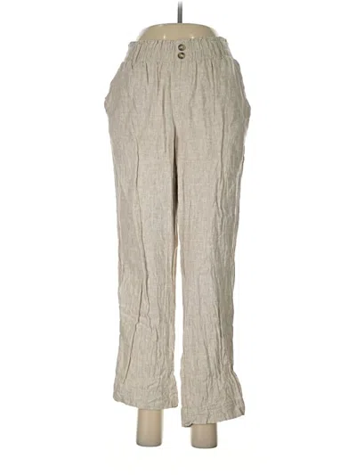 Pre-owned Briggs Linen Pants In White