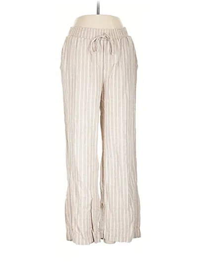 Pre-owned Briggs Linen Pants In White