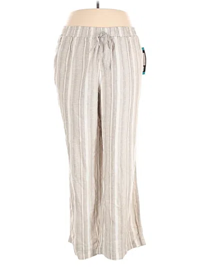 Pre-owned Briggs Linen Pants In White