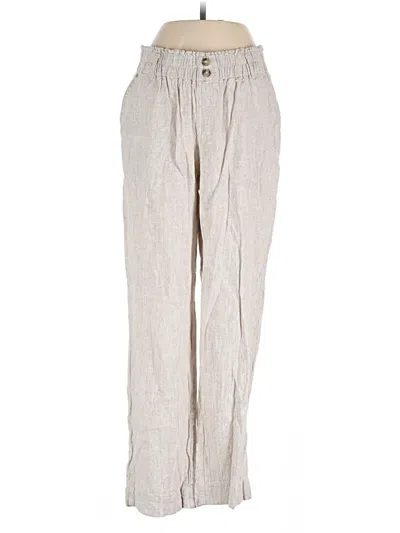 Pre-owned Briggs Linen Pants In White