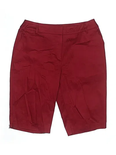 Briggs New York Athletic Shorts In Burgundy