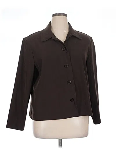 Pre-owned Briggs New York Blazer Jacket In Brown