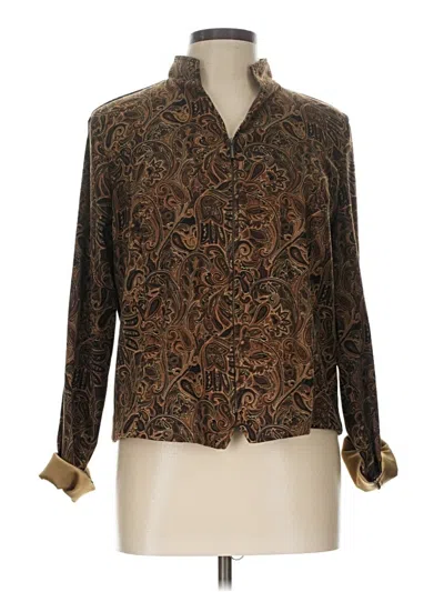 Pre-owned Briggs New York Blazer Jacket In Brown