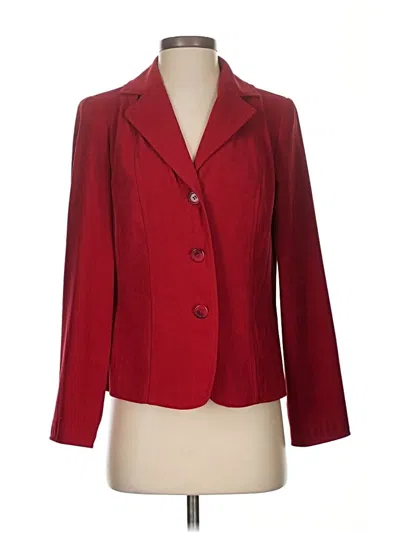 Pre-owned Briggs New York Blazer Jacket In Red