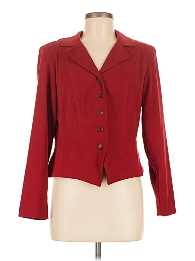 Pre-owned Briggs New York Blazer Jacket In Red