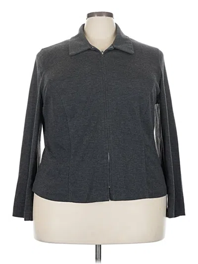 Pre-owned Briggs New York Cardigan Sweater In Gray