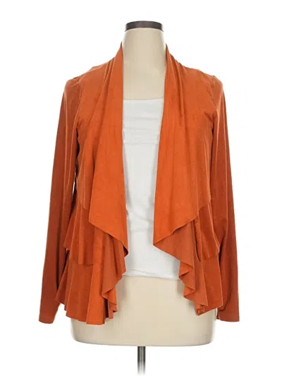 Pre-owned Briggs New York Cardigan Sweater In Orange