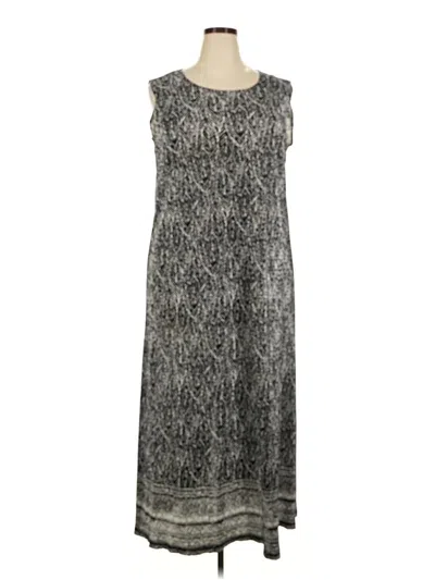 Pre-owned Briggs New York Casual Dress In Gray