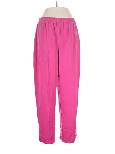 Pre-owned Briggs New York Casual Pants In Pink