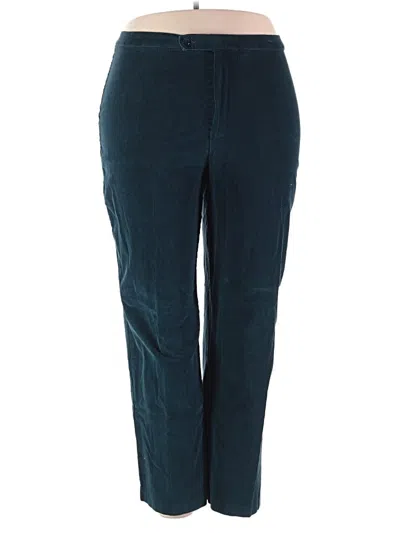 Pre-owned Briggs New York Casual Pants In Teal