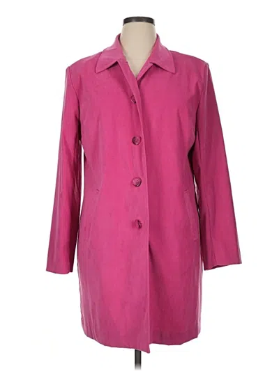 Pre-owned Briggs New York Coat In Pink