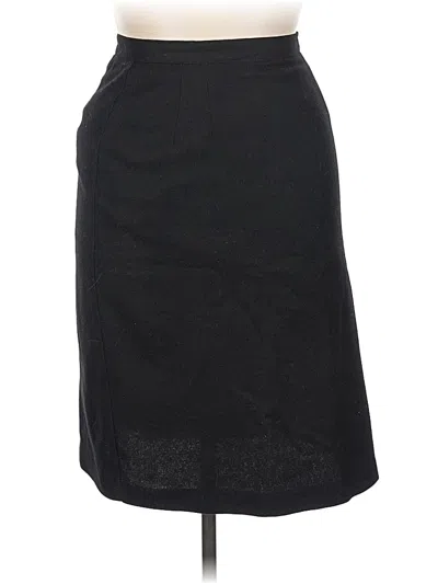 Pre-owned Briggs New York Formal Skirt In Black
