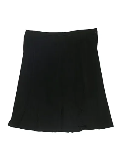 Pre-owned Briggs New York Formal Skirt In Black
