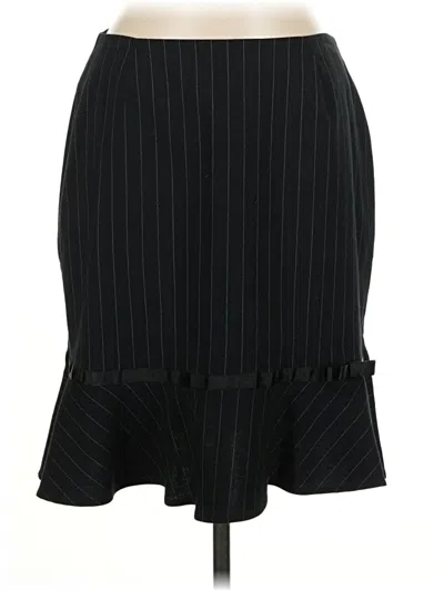 Pre-owned Briggs New York Formal Skirt In Black