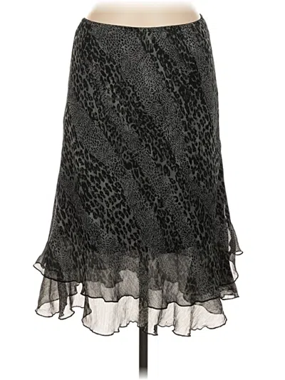 Pre-owned Briggs New York Formal Skirt In Black