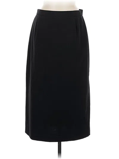 Pre-owned Briggs New York Formal Skirt In Black