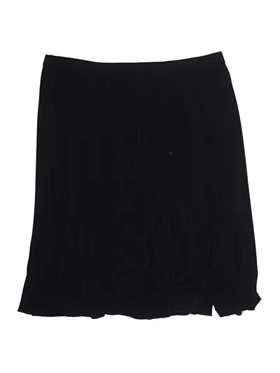 Pre-owned Briggs New York Formal Skirt In Black