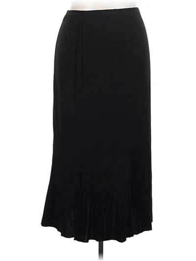 Pre-owned Briggs New York Formal Skirt In Black
