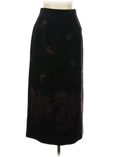 Pre-owned Briggs New York Formal Skirt In Black