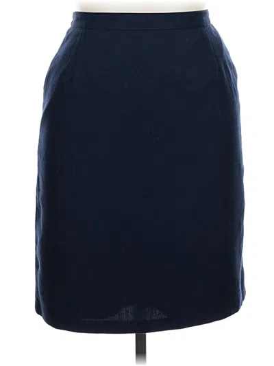 Pre-owned Briggs New York Formal Skirt In Blue