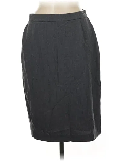 Pre-owned Briggs New York Formal Skirt In Gray