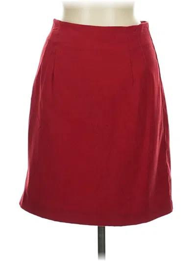 Pre-owned Briggs New York Formal Skirt In Red