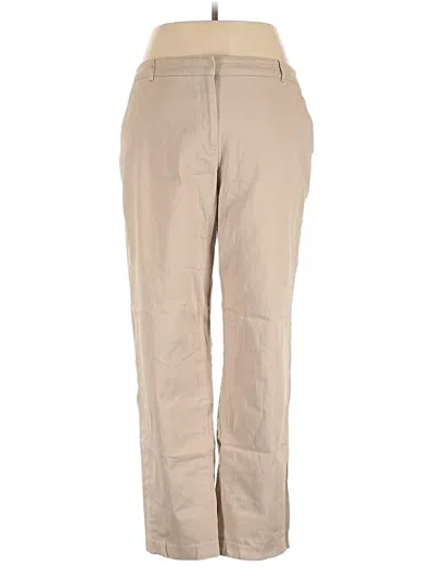 Pre-owned Briggs New York Khaki Pant In Brown