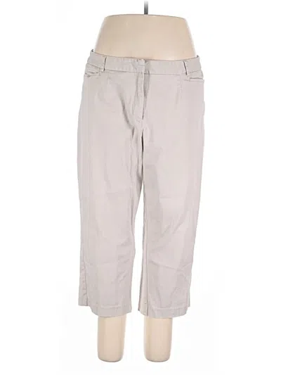 Pre-owned Briggs New York Khaki Pant In Gray