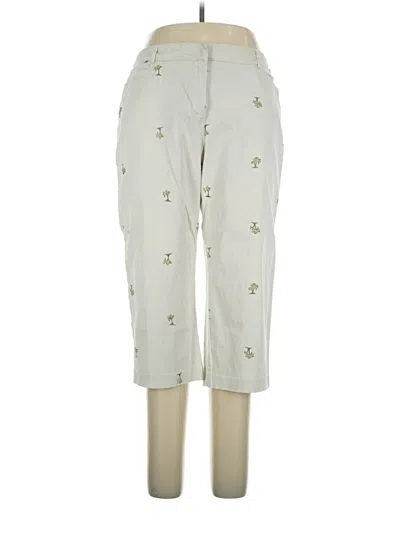 Pre-owned Briggs New York Khaki Pant In Silver