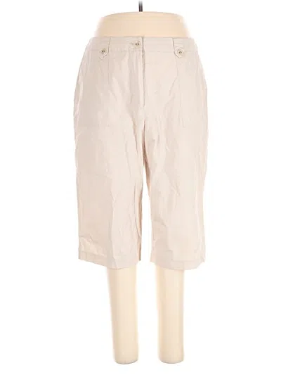 Pre-owned Briggs New York Khaki Pant In White