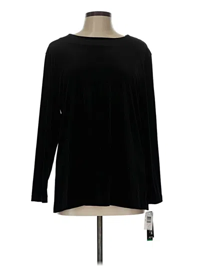 Pre-owned Briggs New York Pullover Sweater In Black