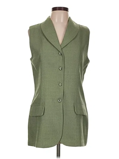Pre-owned Briggs New York Vest In Green