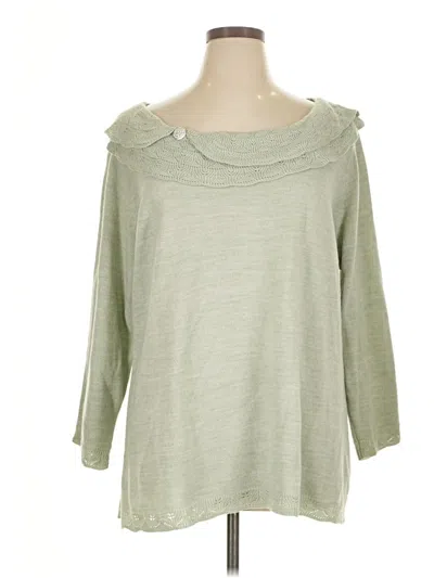 Pre-owned Briggs Pullover Sweater In Green