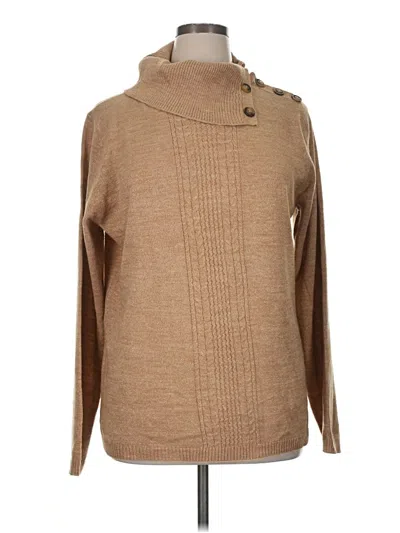 Pre-owned Briggs Turtleneck Sweater In Tan